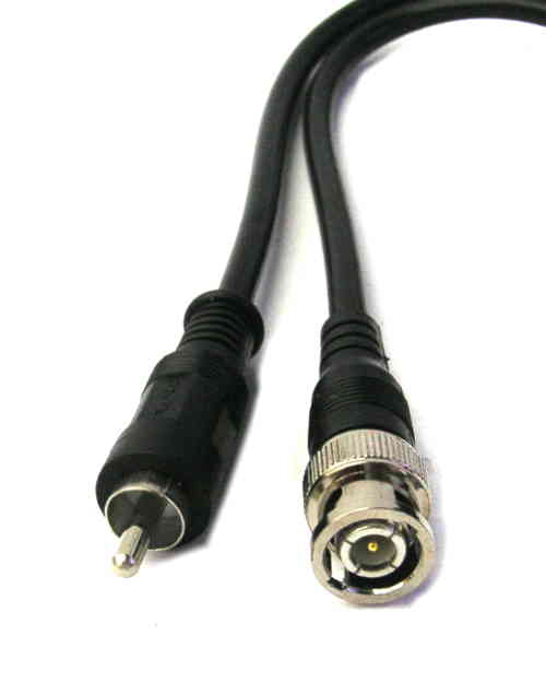 BNC to RCA M/M 3C2V Cable 75ohm 1m